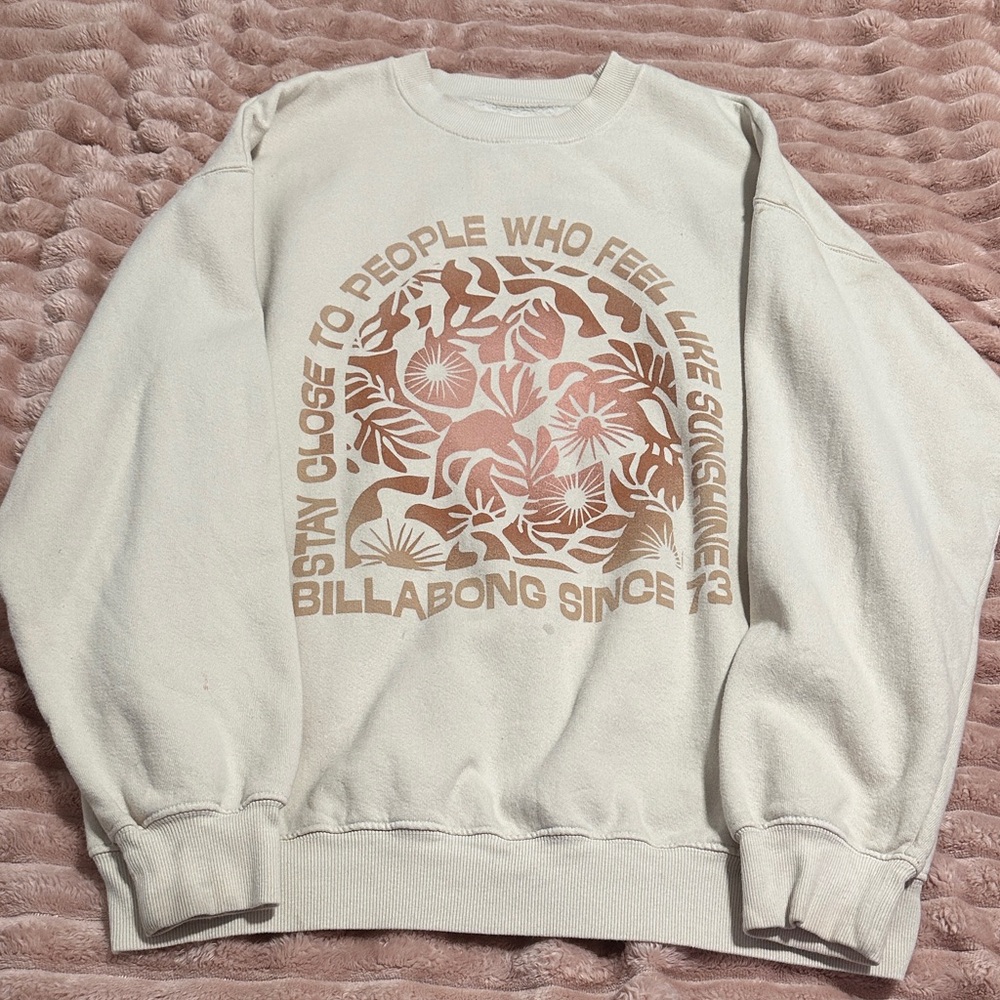 Billabong women’s graphic crew neck